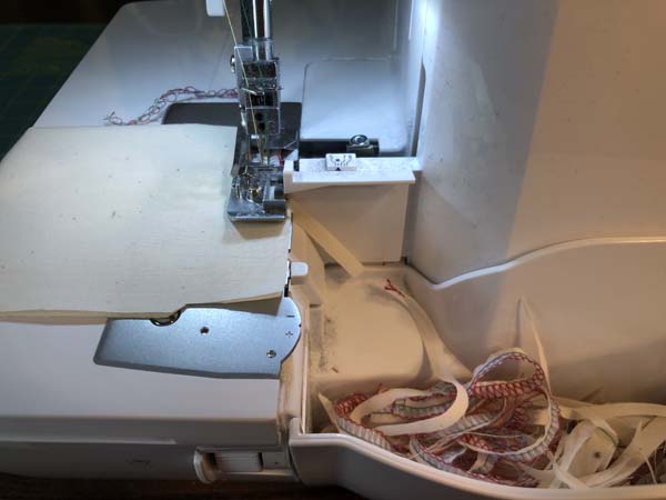 Serger Outside Corner with Seam allowance 4 Sew Side