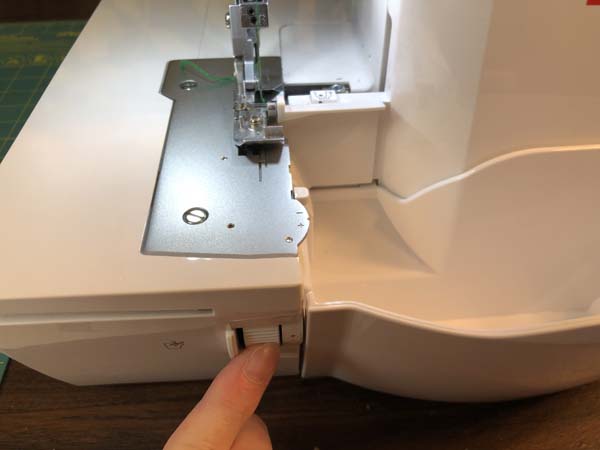 Serger Rolled Hem Cutting Width