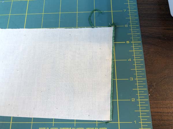Serger Rolled Hem Finished Front