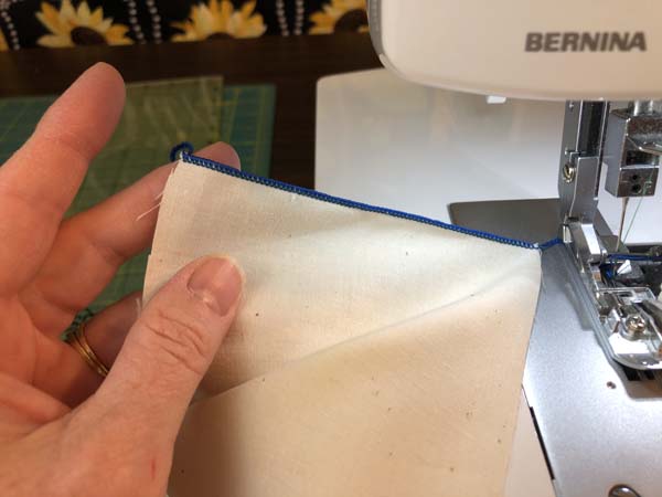 Serger Rolled Hem Finished Stretch Thread