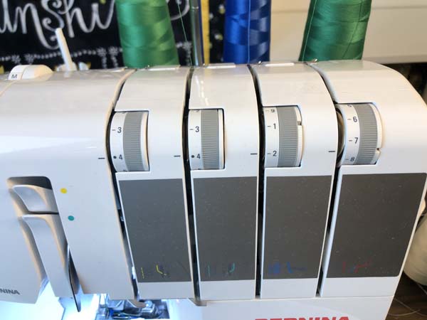 Serger Rolled Hem Stretch Thread Tension Settings