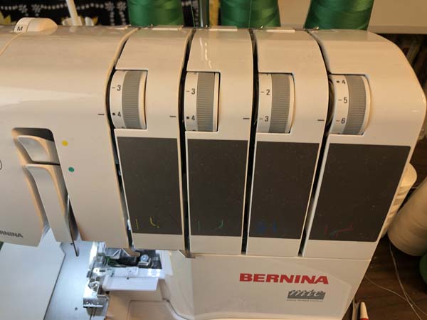 Serger Rolled Hem Tension Settings
