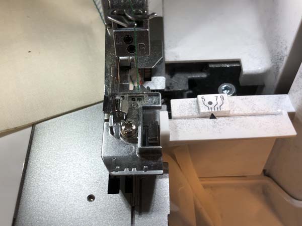 Serger Secure Seam 3 Sew One Stitch Off End