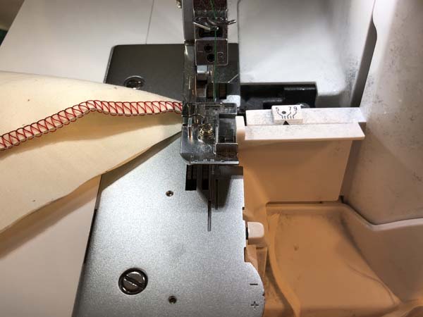 Serger Secure Seam 4 Flip Fabric Over