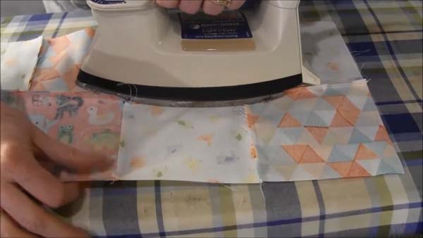 Sew Blocks Together Iron Row Back