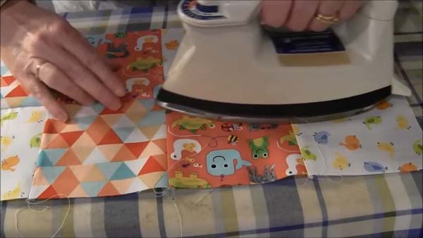 Sew Blocks Together Iron Row Front