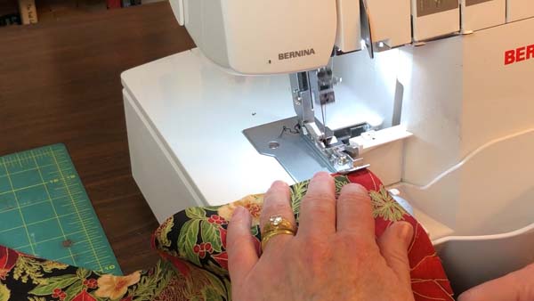 Sew a Napkin Fabric By Presser foot