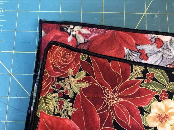 Sew a Napkin Finished Corners