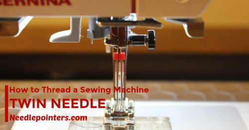 How to Thread your sewing machine with a twin needle