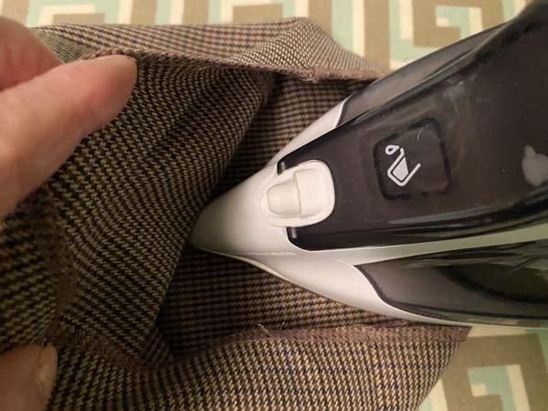 Shorten Dress Pants Iron Flat