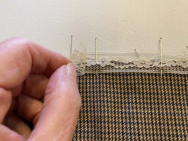 Shorten Dress Pants Overlap Ends of Hem Tape