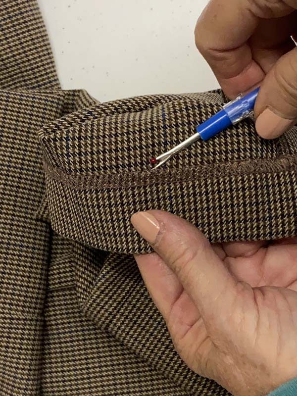 How to Shorten Dress Pants with Lace Hem Tape