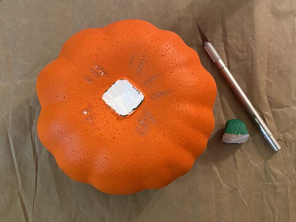 Shy Pumpkin Craft Remove Stem