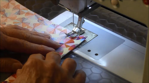 Simple Drawstring Bag Stitch Fold