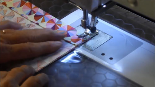 Simple Drawstring Bag Sewing Sides