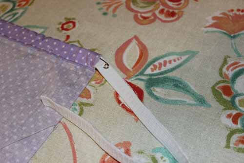 Simple 18-inch doll Sized Skirt - Insert elastic