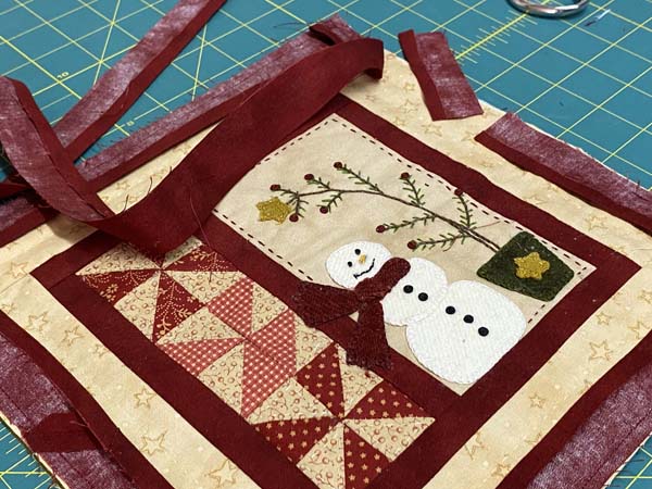 Single Fold Binding Cut off excess