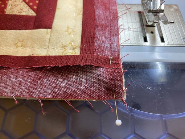 Single Fold Binding Fold Down along Next edge