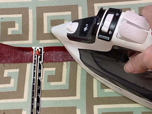 Single Fold Binding Fold Under Edge