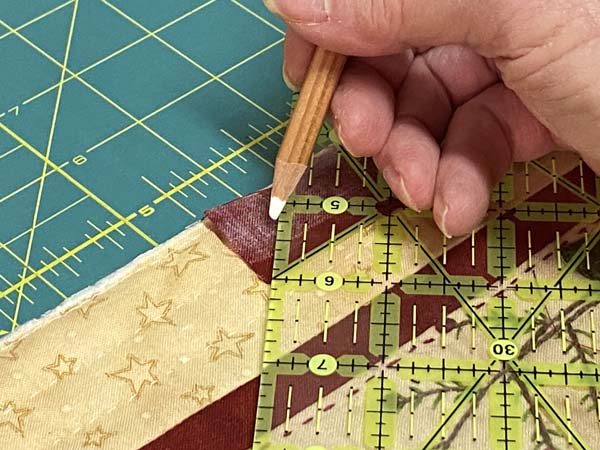 Single Fold Binding Mark angle