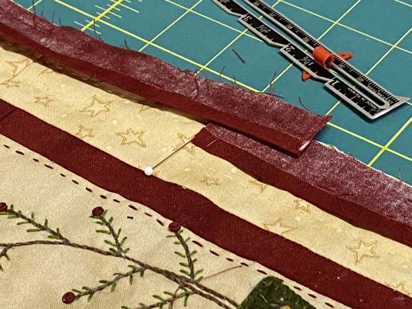 Single Fold Binding Showing Overlap