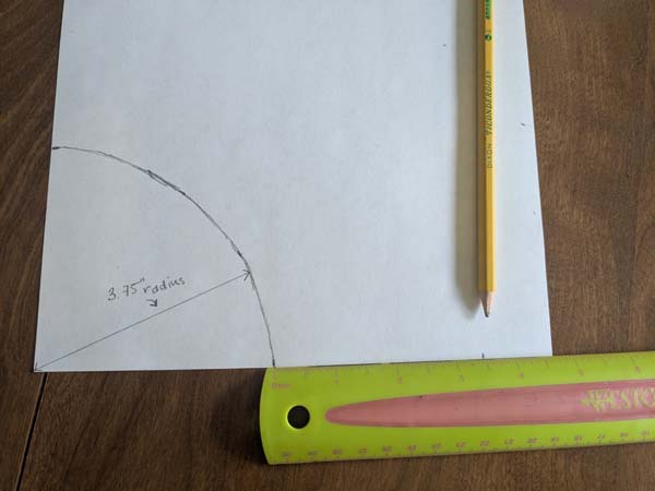 Slouchy Patchwork Witch Hat Brim 8 Making Dots outer circle