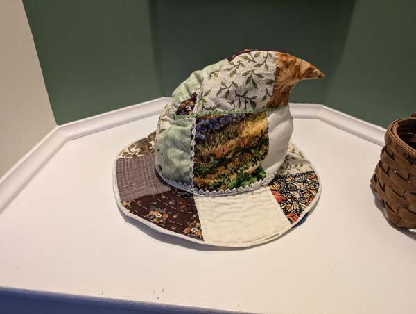 Slouchy Patchwork Witch Hat Finished