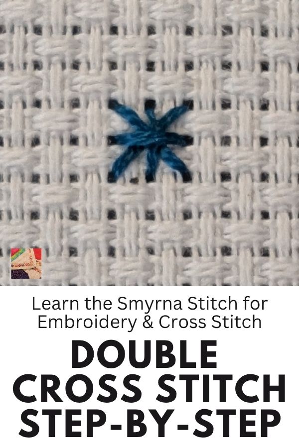 Smyrna Cross-Stitch Tutorial - pin