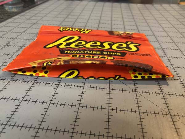 Snack Wrapper Pouch Pleated Bottom Finished Bag Pleat