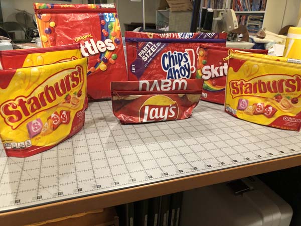 Snack Wrapper Pouch Pleated Bottom Samples