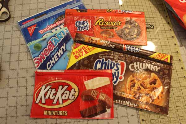 Snack Wrapper Zipper Pouch Tutorial - Finished