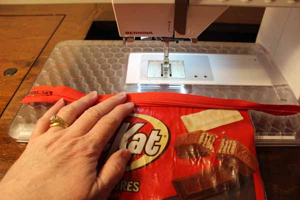 Snack Wrapper Zipper Bag - Press Zipper Back