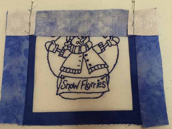 Snow Buddies Add Top Border