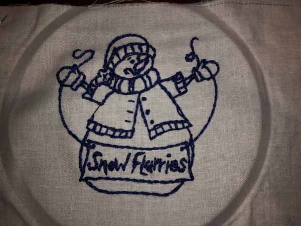 Snow Buddies Embroidery Complete
