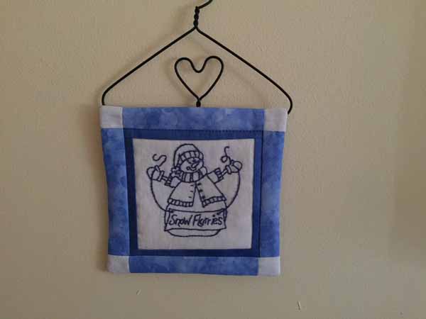 Snow Buddie Embroidery Pattern