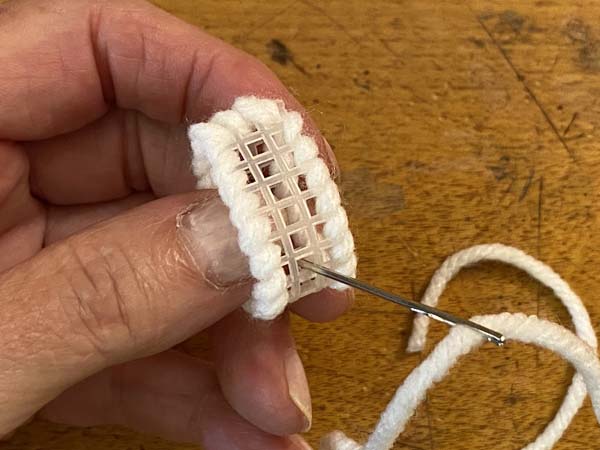 Snowflake Christmas Ornament count to add beads