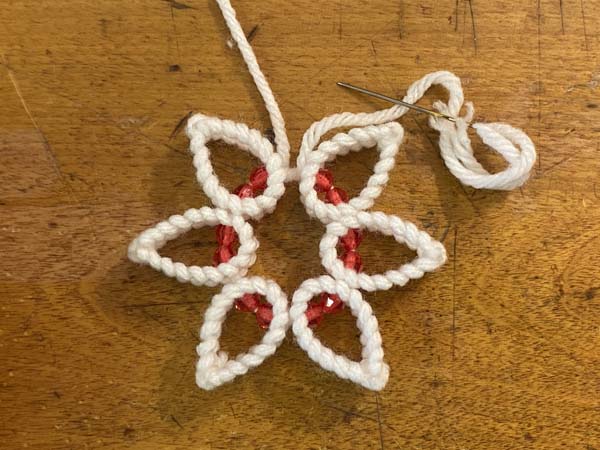 Snowflake Christmas Ornament knot again