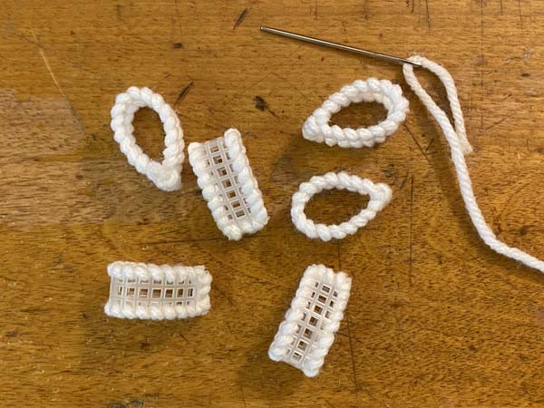 Snowflake Christmas Ornament make six total