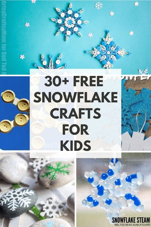 Snowflake Crafts for Kids of All Ages