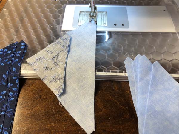 Snowflake Topper 22 Sew Halves together