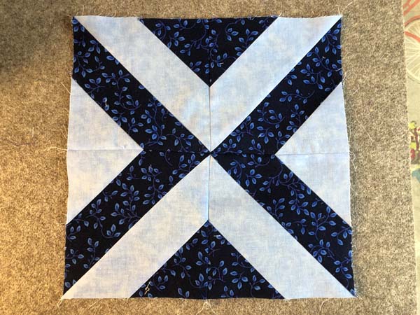 Snowflake Topper 24e Finished Motivate Block