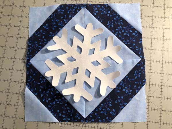 Snowflake Topper 28b Snowflake on Fortify Block