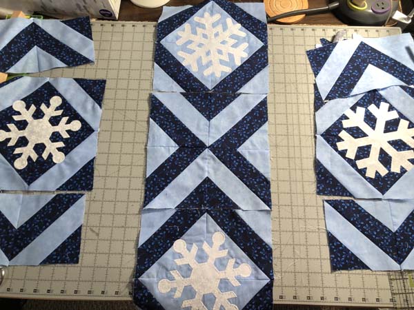 Snowflake Topper 32 Showing Block layout