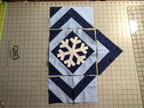Snowflake Topper 35 Right Side Layout