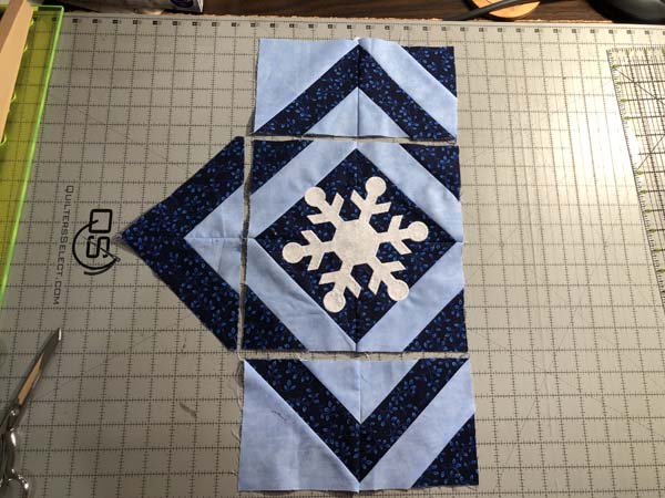 Snowflake Topper 36 Left Side Layout
