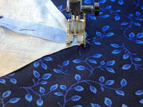 Snowflake Topper 41 Sew Stitches Across Point