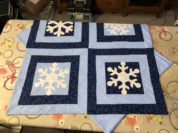 Snowflake Topper 47 Turn and Iron