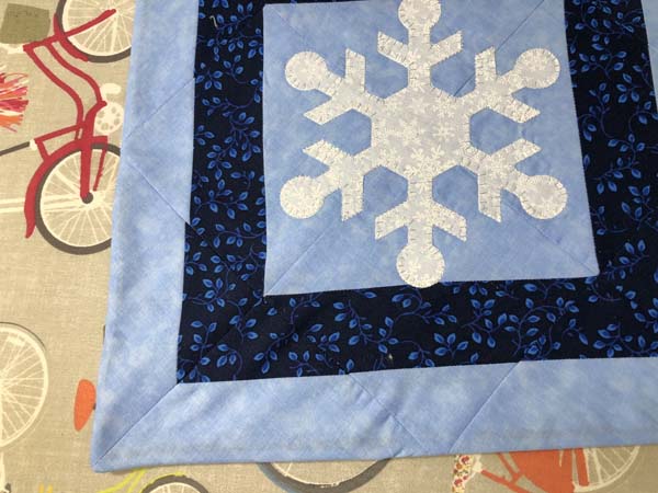 Snowflake Topper 48 Corner Ironed