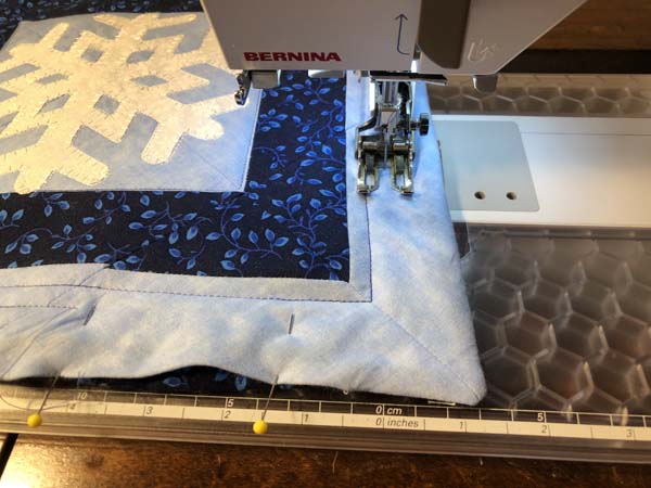 Snowflake Topper 52 Quilting Lines