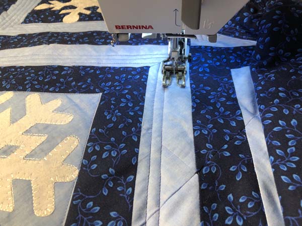 Snowflake Topper 53 Quilting Lines 2